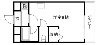 KBコート竹原【603号室】の間取り
