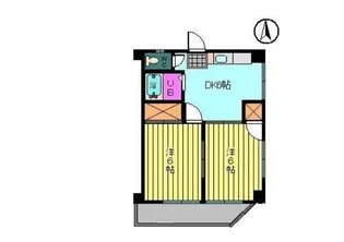 グリーンコート【301号室】の間取り