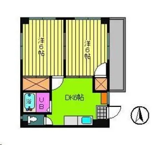 グリーンコート【403号室】の間取り