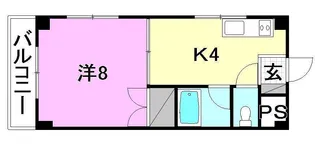 グランピアHOMEN【201号室】の間取り