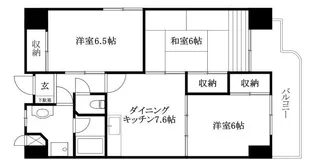 グランドメゾン【805号室】の間取り