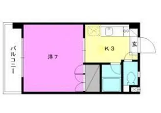 キャッスル和泉【305号室】の間取り