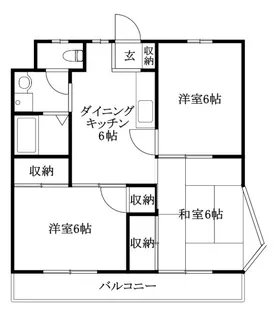 藤マンション【301号室】の間取り