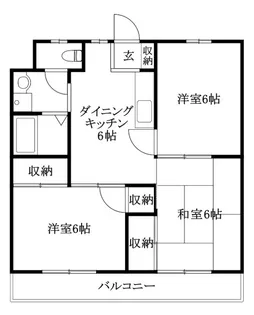 藤マンション【306号室】の間取り