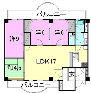 MSS-1【102号室】の間取り