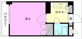 ウエストビル松山【305号室】の間取り