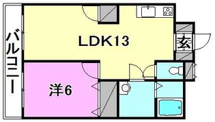 倖久三番町ビル【903号室】の間取り