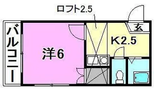 アロッジオ桜ヶ丘【202号室】の間取り