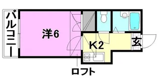 1Kの間取り画像