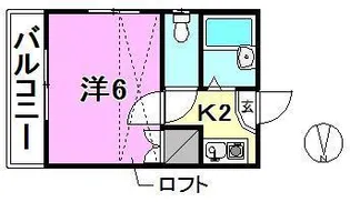 メゾン和泉北【204号室】の間取り