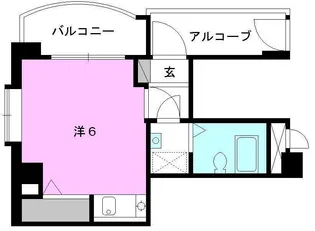 ライオンズマンション宮西弐番館【209号室】の間取り