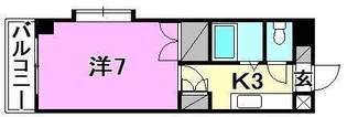 ジョイフル第3今市【401号室】の間取り