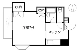 ジョイフル東野【106号室】の間取り