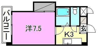 リモージュ小坂【305号室】の間取り
