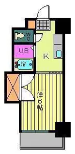 第96杉フラット【505号室】の間取り