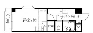 フレクション松山東石井【501号室】の間取り