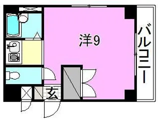 MOMO本町【102号室】の間取り