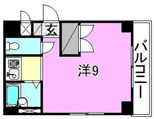 MOMO本町【201号室】の間取り