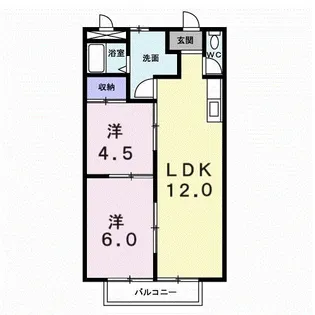 サンホーム【105号室】の間取り