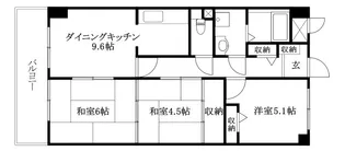 スカール土居田【302号室】の間取り
