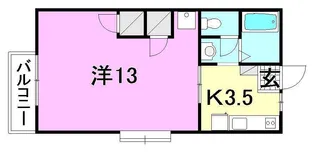 メゾン・ボナール【101号室】の間取り