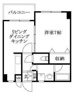 大進第五ハイツ【102号室】の間取り