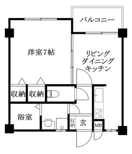 大進第五ハイツ【103号室】の間取り