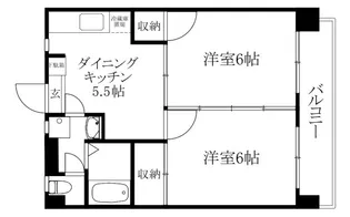 プチメゾン竹内II【302号室】の間取り