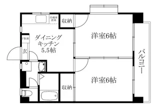 プチメゾン竹内II【306号室】の間取り