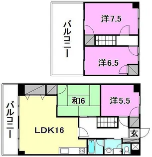 グランジュール【806号室】の間取り