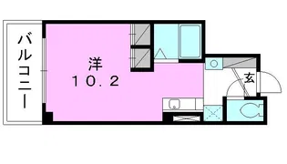 ベルビー一番町ビル【301号室】の間取り