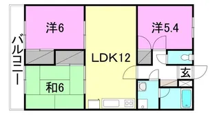 メゾンS【202号室】の間取り