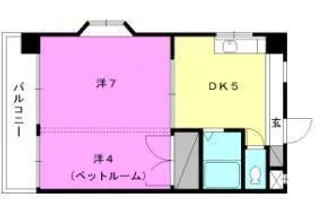 ピースフル21【203号室】の間取り