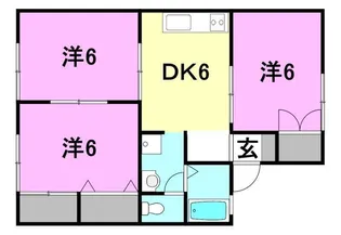 ガーデンハイツ【B-201号室】の間取り