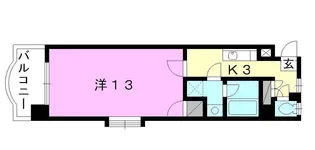 BLESS堀江【301号室】の間取り