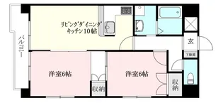 ロイヤルアネックス喜与町【301号室】の間取り