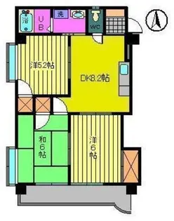 レジデンスM−1【106号室】の間取り