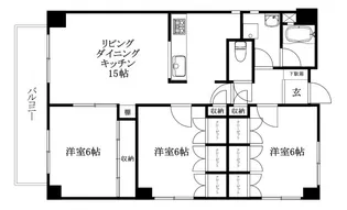 ヴォルジュ石手【602号室】の間取り