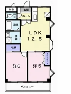 グランドマンション茶うす【201号室】の間取り