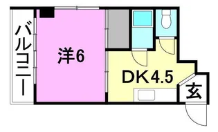 光玉ビル【302号室】の間取り