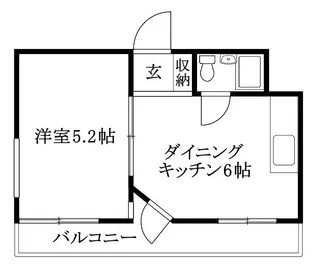 ニュー三番町ハイツ【405号室】の間取り
