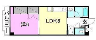 ツイン ハーモニー【307号室】の間取り