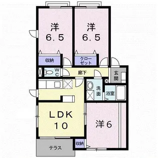 リバーサイド藤【103号室】の間取り