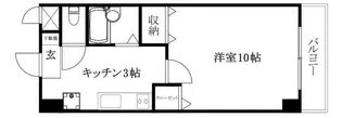 ドミールS【403号室】の間取り