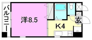 メゾン・ド・ルミエール【201号室】の間取り