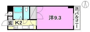ぴゅうるAISHIN【302号室】の間取り