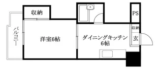 第2ゴトービル【605号室】の間取り