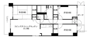 3LDKの間取り画像