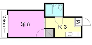 藤岡ビル【203号室】の間取り
