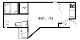 フィガロハウス【501号室】の間取り
